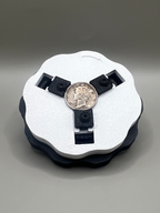 Coin/Button Vise for Cleaning