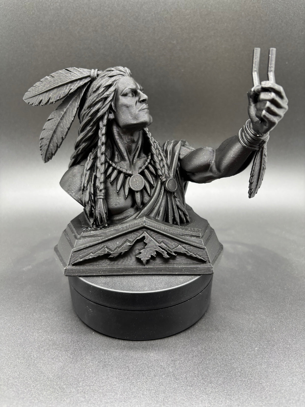 Native American Warrior Display