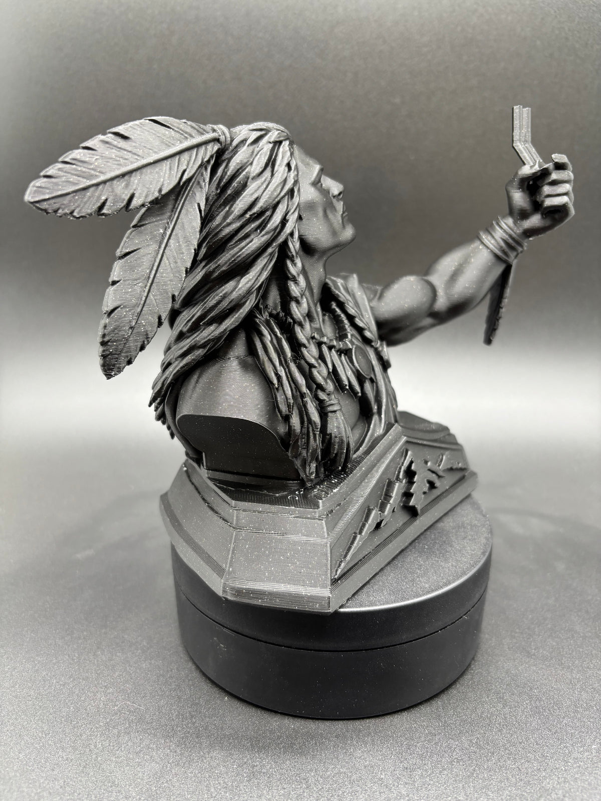 Native American Warrior Display