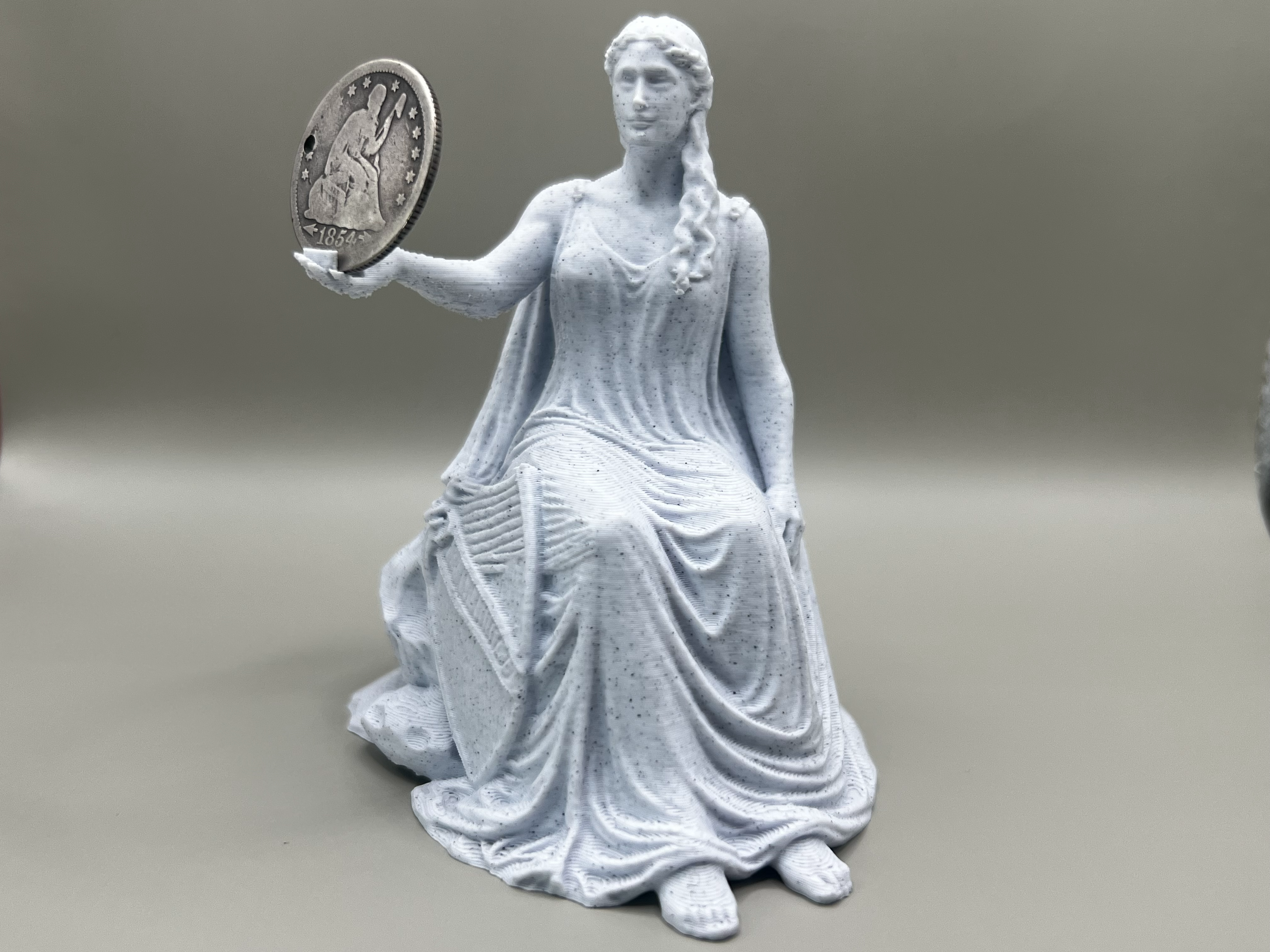 Seated Liberty Display