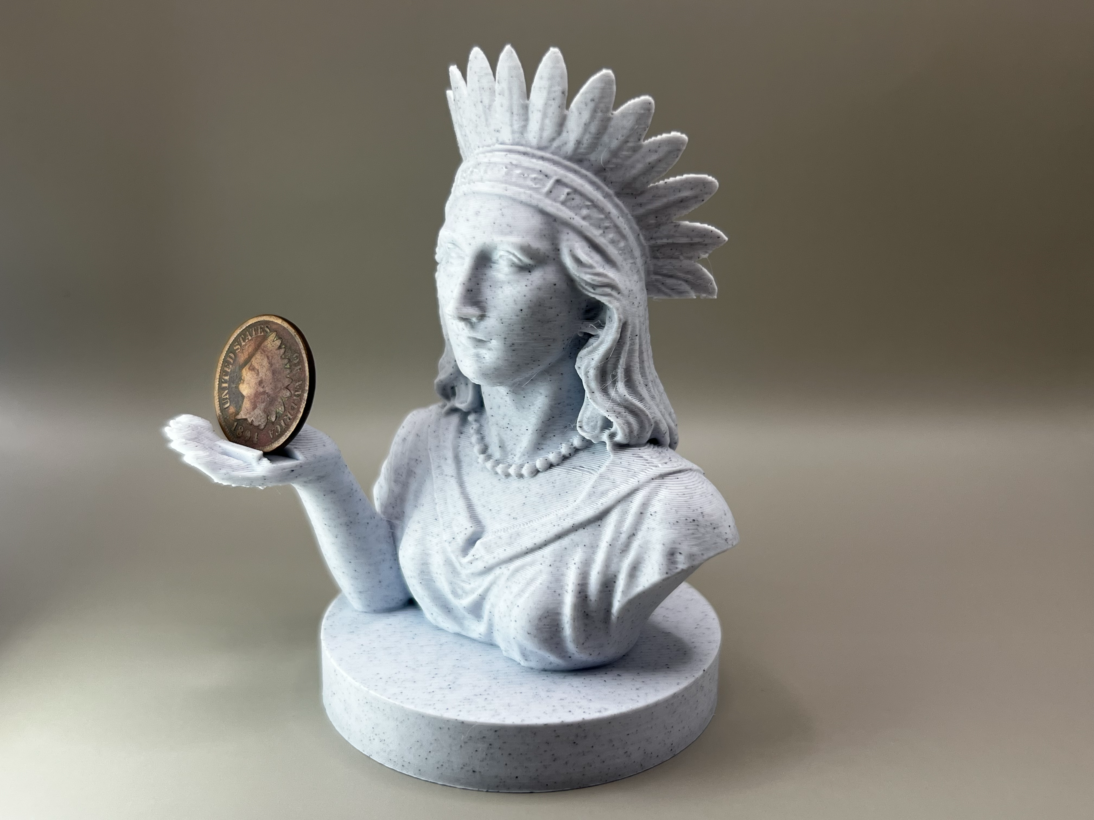 Liberty Indian Head Cent Display
