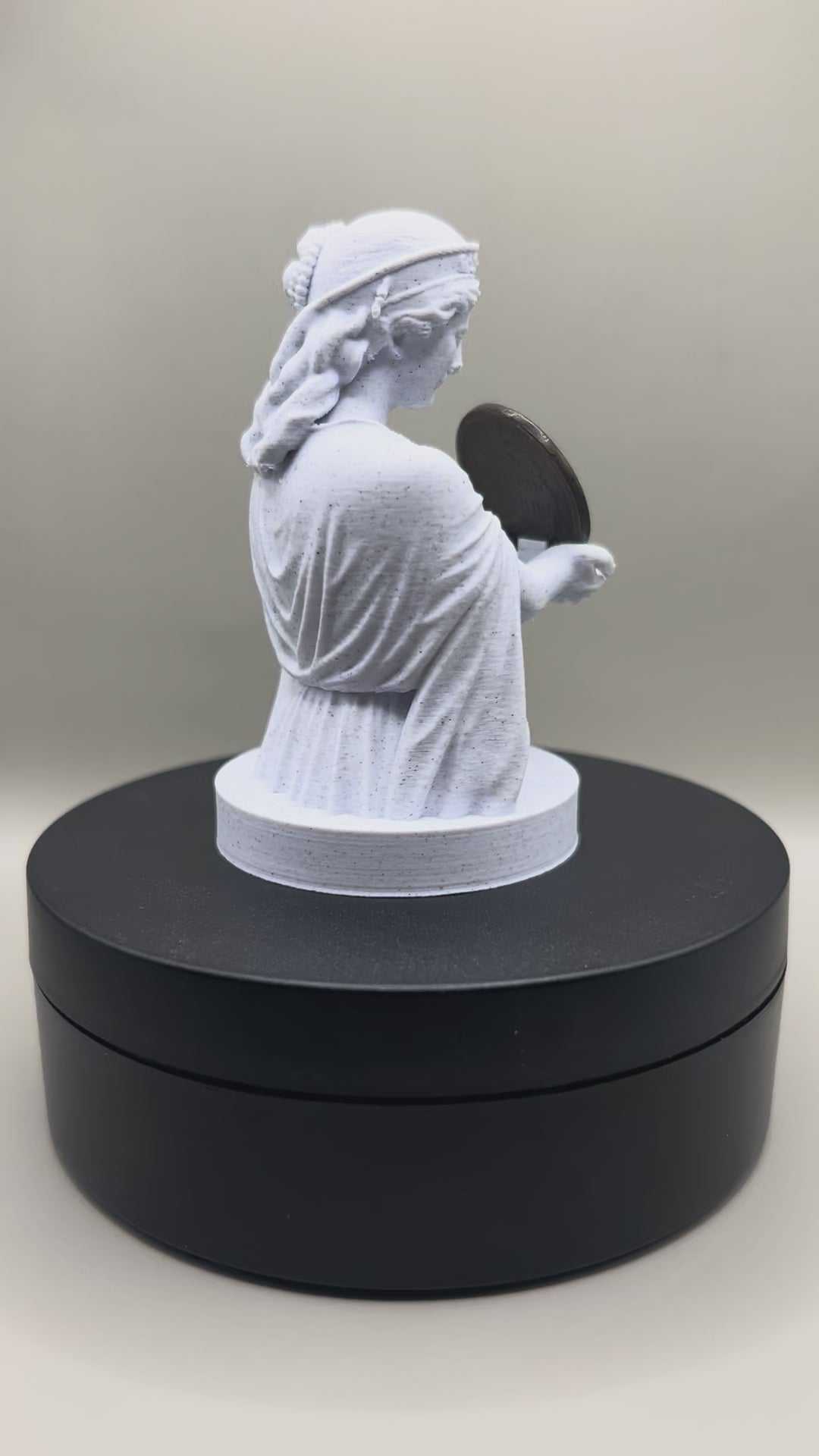 Braided Hair Liberty Cent Display